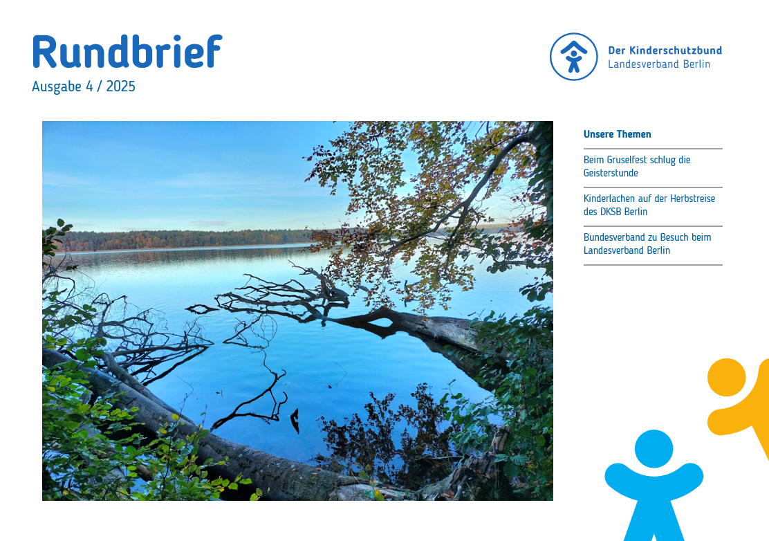 Bild vom Cover unseres Rundbriefes